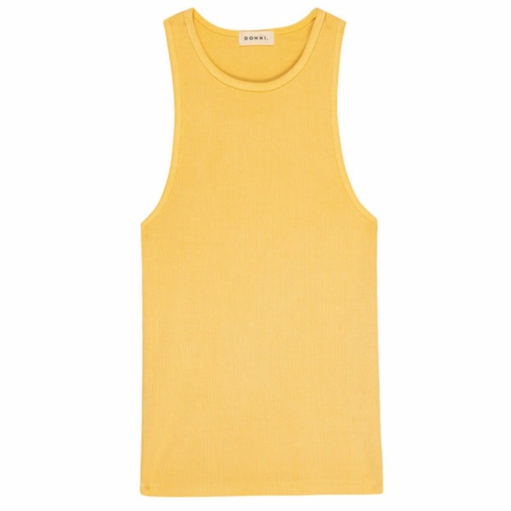 Donni Ribbed Tank Top